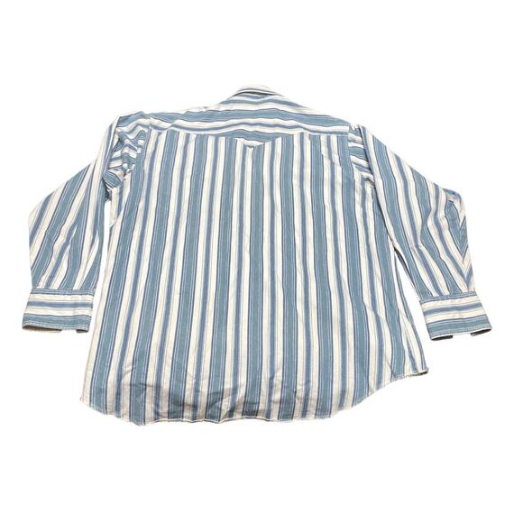 Men’s Vintage  Wrangler Pearl Snap Shirt 2XL 18 x 36 - Picture 2 of 6